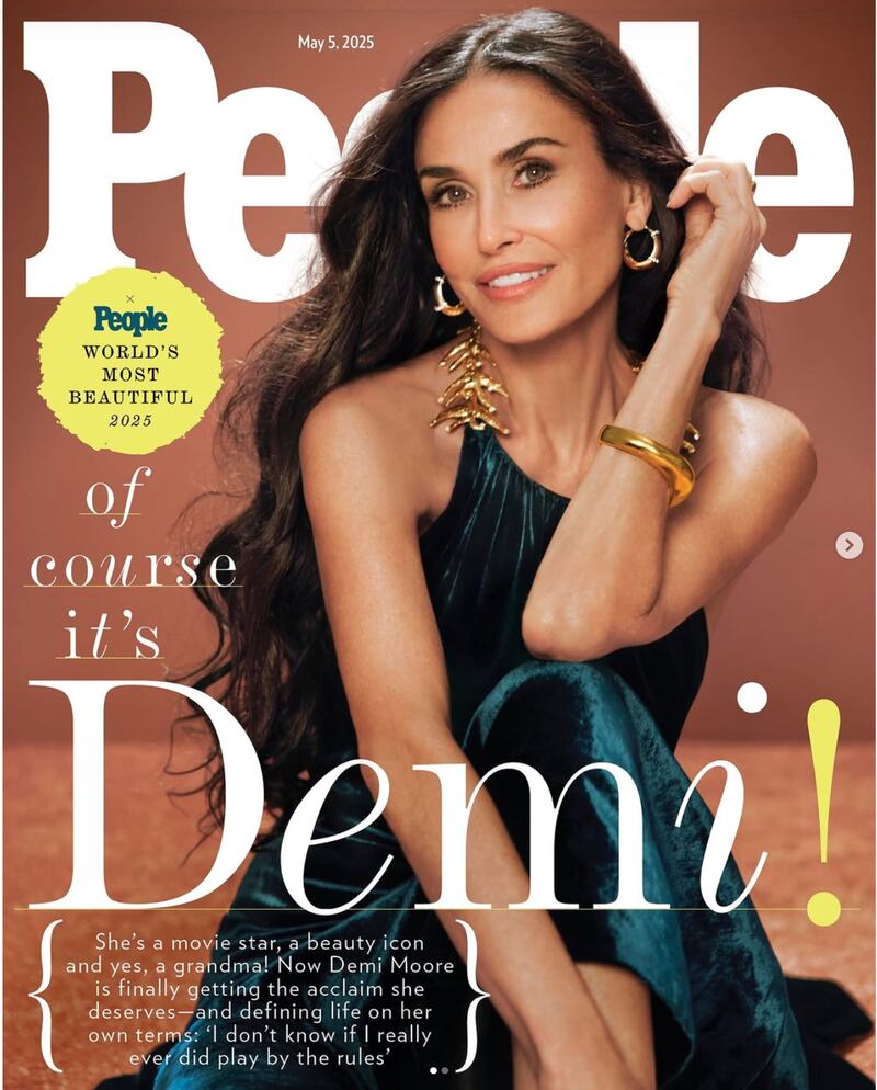demi moore copertina people