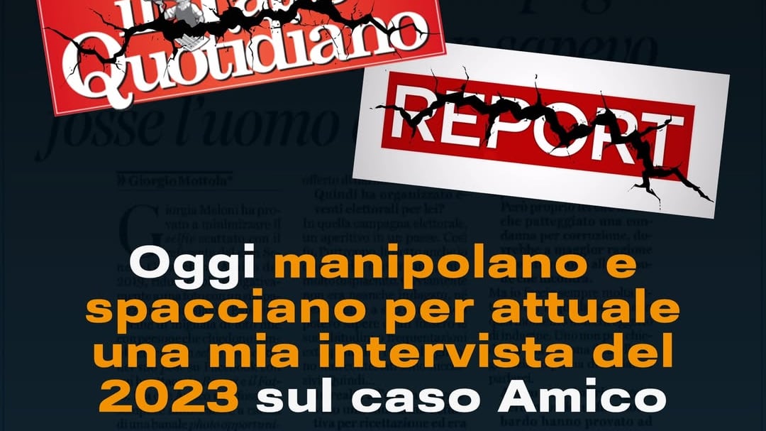 Fidanza attacca Il Fatto: “Taglio e cuci di un’intervista di 3 anni fa…”