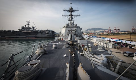 La portaerei Carl Vinson 7