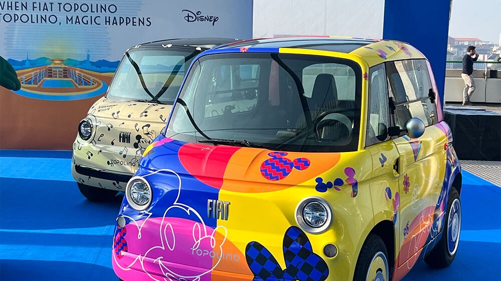 Fiat Topolino, cinque interpretazioni uniche per festeggiare i 100 anni della Disney