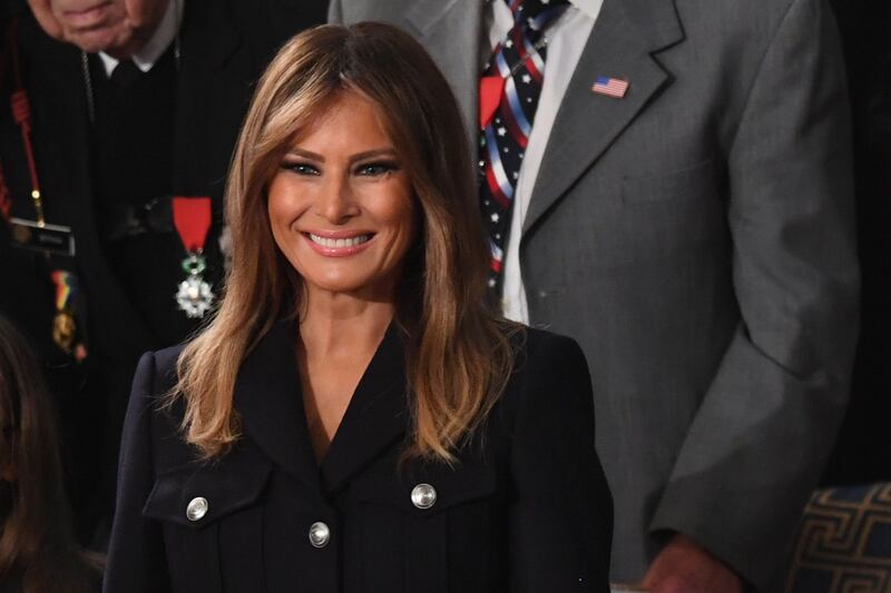 Melania Trump: al fianco del marito dopo 39 giorni di silenzio 10