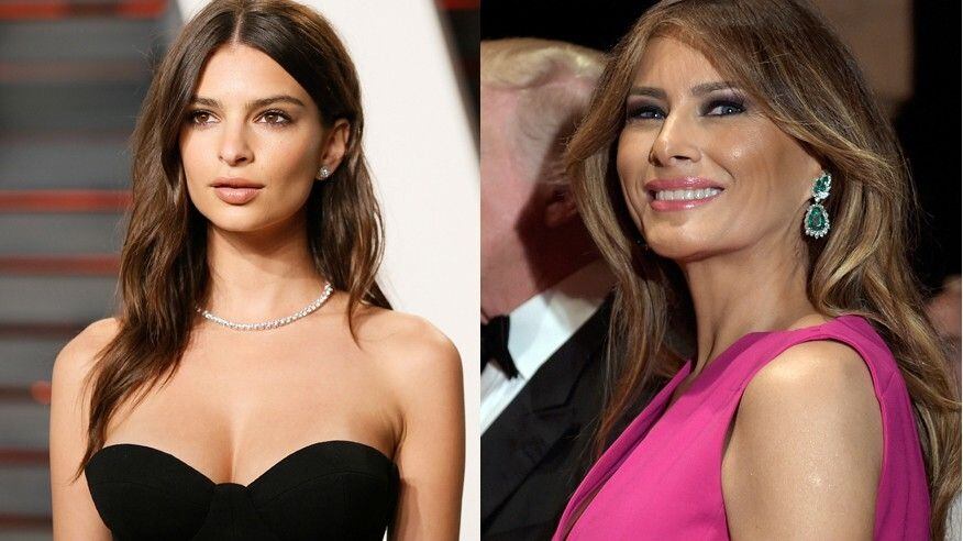 Melania Trump ringrazia pubblicamente Emily Ratajkowski