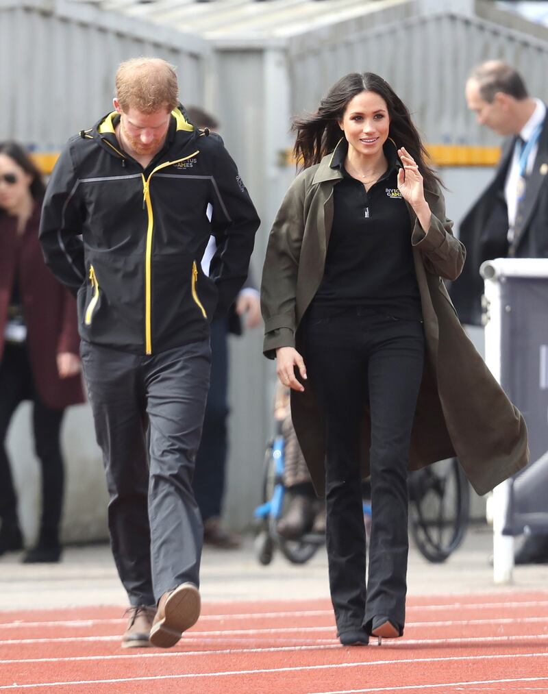 Meghan Markle con il Principe Harry agli Invictus Games 6