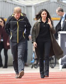 Meghan Markle con il Principe Harry agli Invictus Games 6