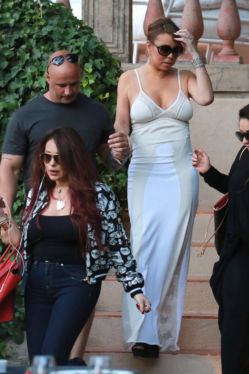 Mariah Carey, tutte le foto a Saint Tropez 27