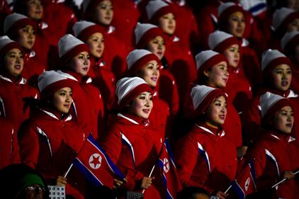 Sugli spalti a Pyeongchang anche il coro nordcoreano 3