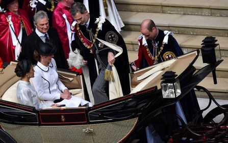 Kate Middleton alla parata per l'Ordine della Giarrettiera: foto 9