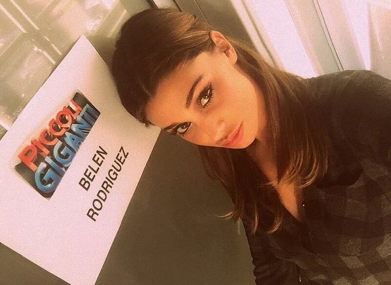 Belen Rodriguez torna in tv con "Pequenos gigantes" 1