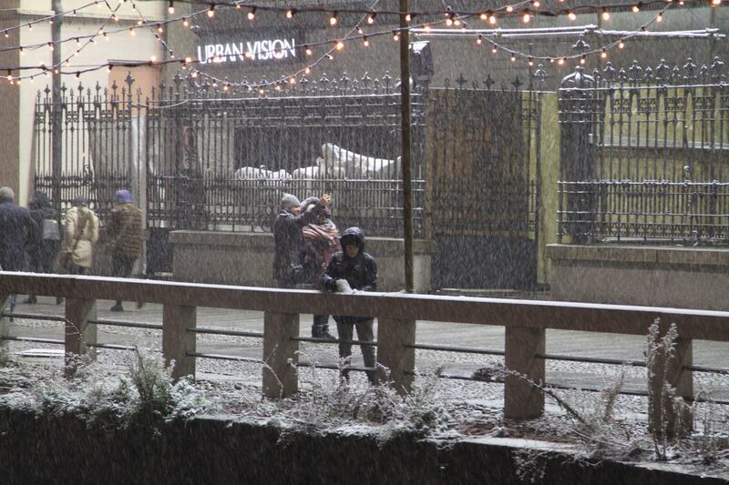 Arriva la prima neve a Milano 1
