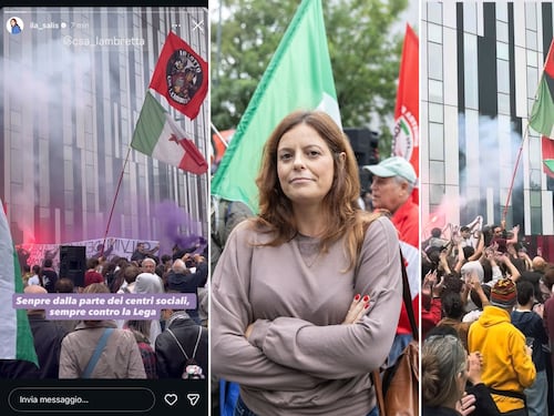 Al Lambretta con la bandiera dei partigiani alleati di Tito: il nuovo “orgoglio” di Ilaria Salis