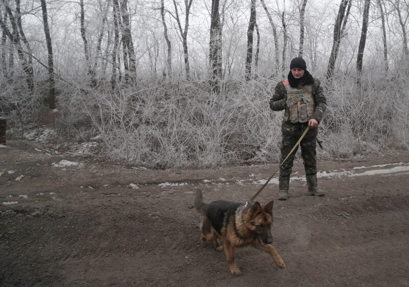 Militari schierati a Debaltseve 17