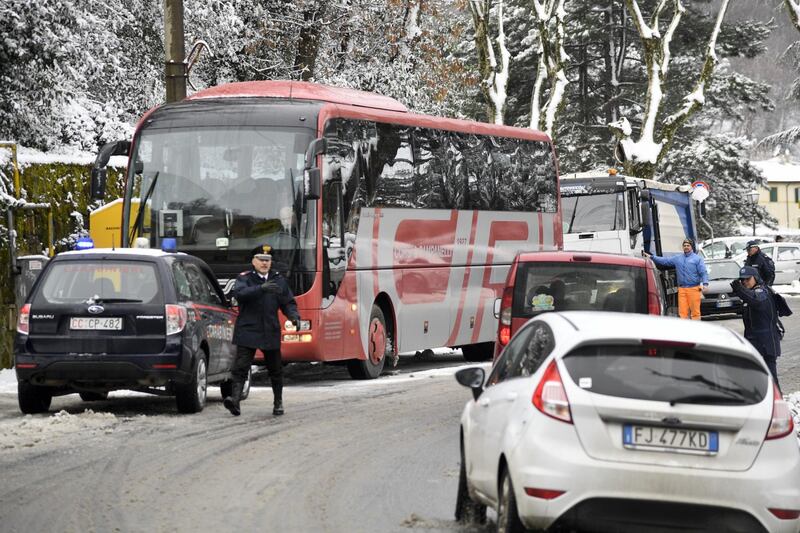 Neve e gelo sui Castelli romani 17