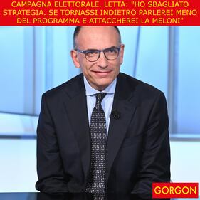 La satira del giorno. La nuova strategia di Letta 1