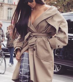 Kim Kardashian in biancheria intima alla Paris Fashion Week 33