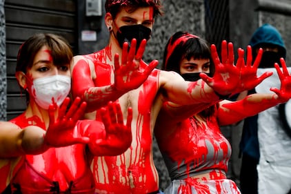 Protesta degli studenti a Napoli  7