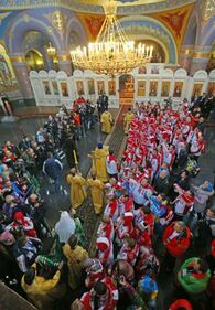 Russia, gli atleti ortodossi ricevono la benedizione del patriarca Kirill 2