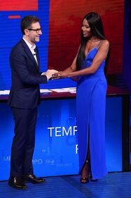 La splendida Naomi Campbell da Fabio Fazio 3