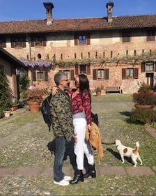 Belen Rodriguez e Stefano De Martino festeggiano Santiago 12