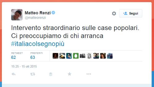 I tweet di Renzi 2
