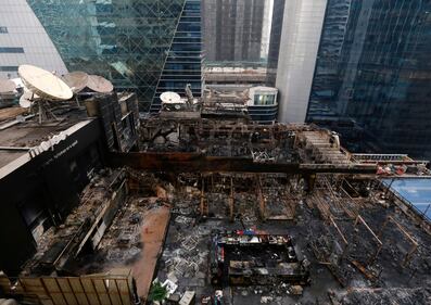 Incendio in un ristorante di Mumbai 14