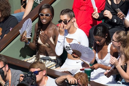 Bella Hadid al Roland Garros in versione "Basic Instinct" 14