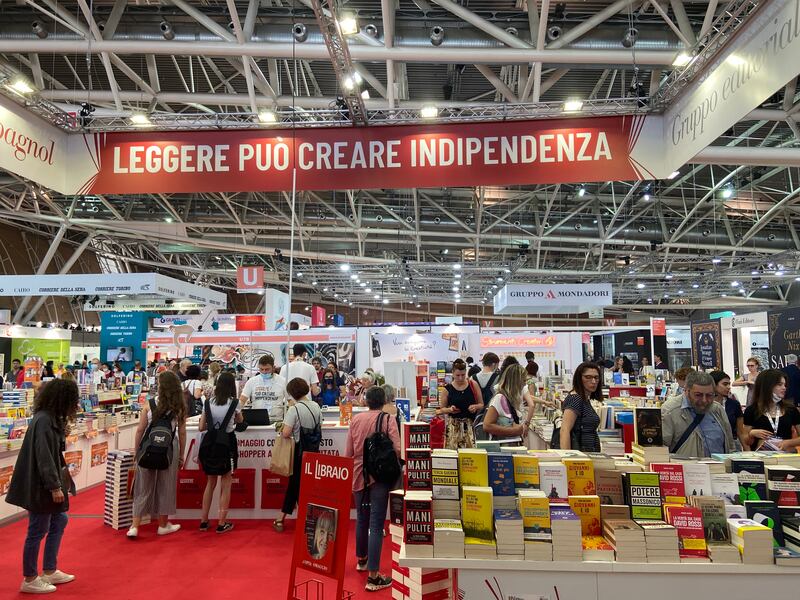 Allestimento all'Oval di Lingotto Fiere
