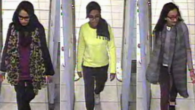 Tre minorenni inglesi dirette in Siria 1