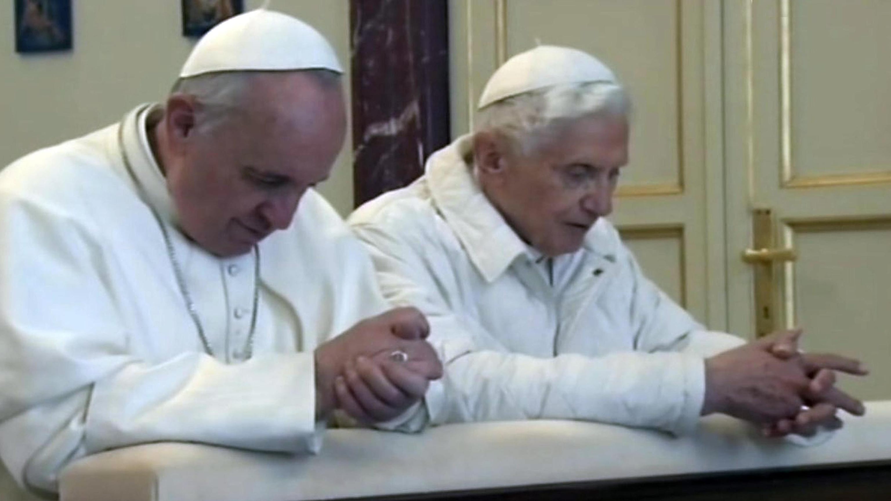 Francesco a Benedetto: "Vieni, siamo fratelli"
