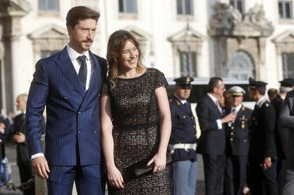 Il ministro Boschi e il fratello preda dei flash al Quirinale 3