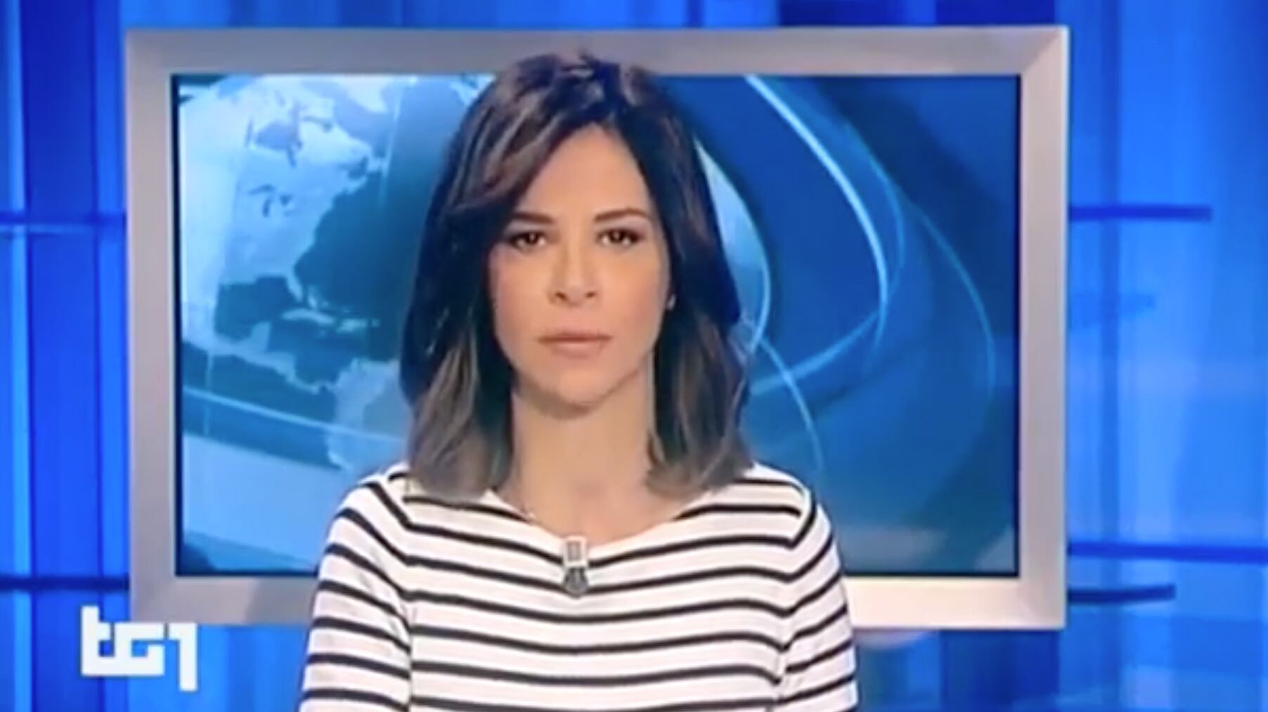 Tg1, colpo di tosse in diretta per Micaela Palmieri