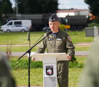 Cerimonia di rientro della Polonia dalla Task Force Air 4th Wing 1