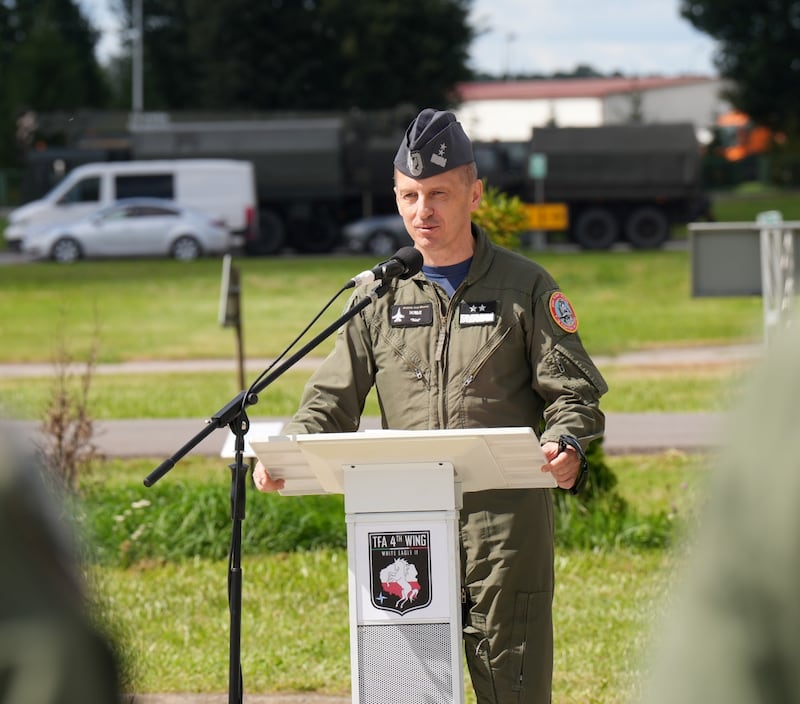 Cerimonia di rientro della Polonia dalla Task Force Air 4th Wing 1