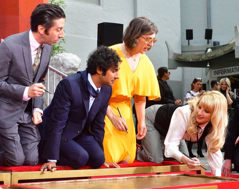 The Big Bang Theory, le impronte al Chinese Theather: foto 12