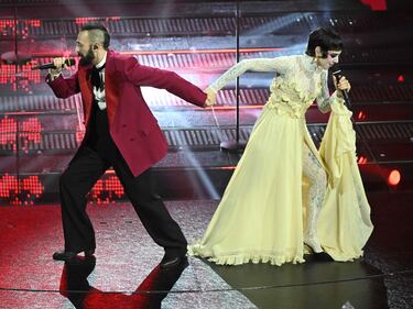 Sanremo 2025 le immagini più belle della 1a serata 12