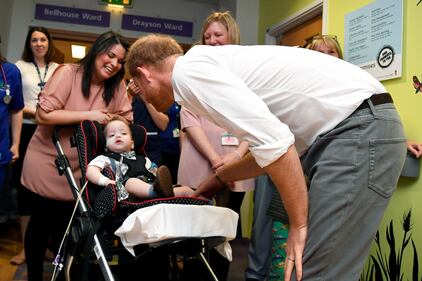 Il Principe Harry in visita al Barton Neighbourhood Centre  2