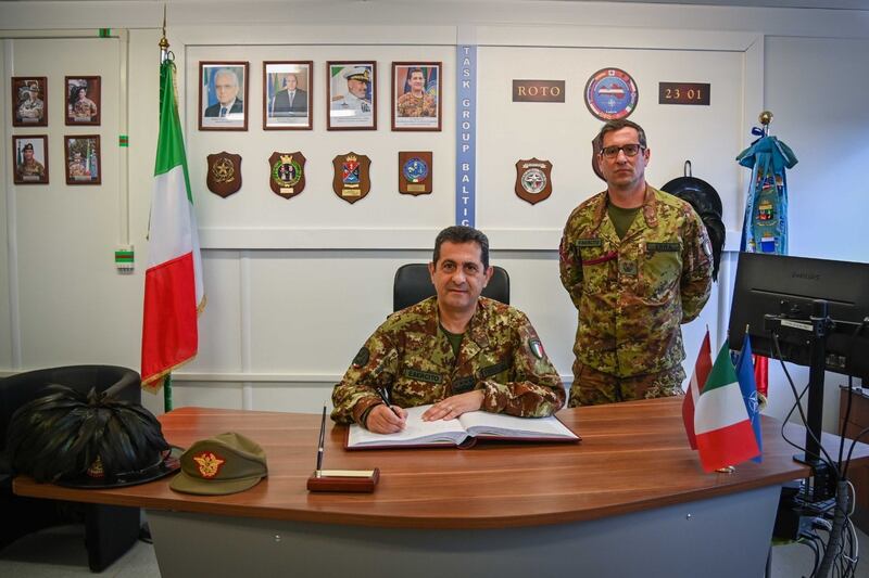 Missione Nato in Lettonia, cambio al comando del Task Group italiano 3