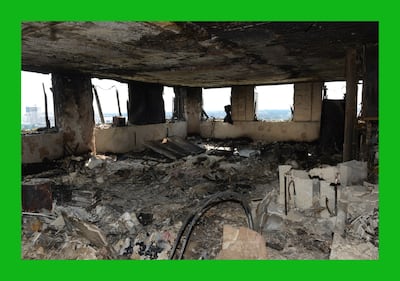 Le immagini della Grenfell Tower dall'interno dopo il rogo 4