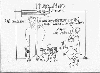 La vignetta del giorno: Milano si mimetizza 1