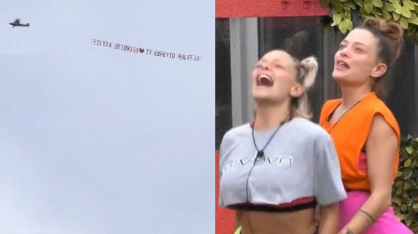 Quell'aereo sulla "casa" del Gf. Il "regalo" di Malefix per la compagna Silvia