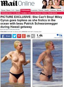 Miley Cyrus nuda sul Daily Mail 8
