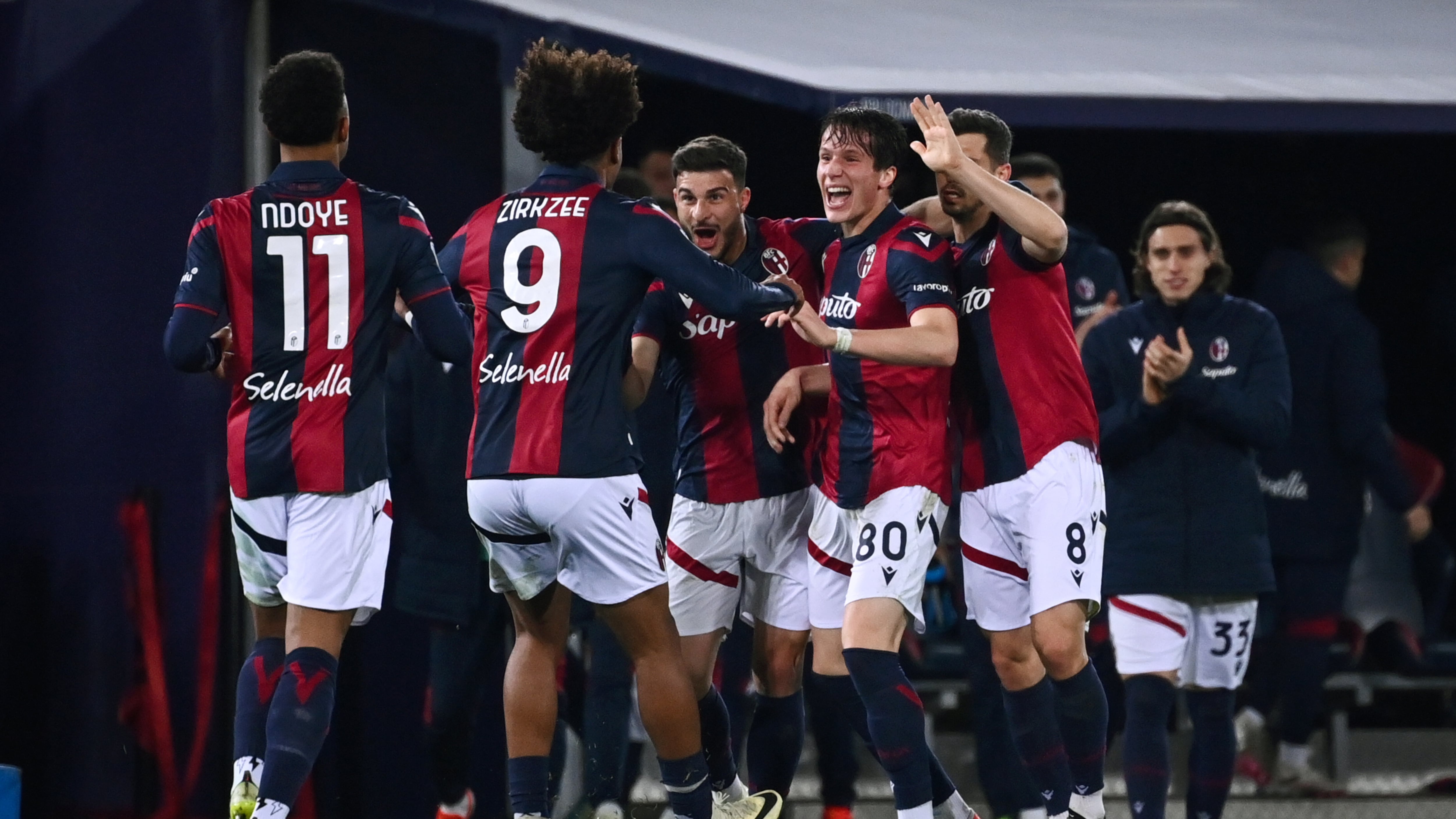 Il Bologna è inarrestabile: 2-0 al Verona e quarto posto in classifica