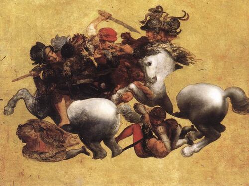 Battaglia di Anghiari: "Leonardo da Vinci non l'ha mai dipinta"