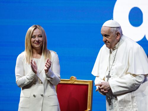 Il Papa e Meloni al Forum: nascite priorità per l'Italia