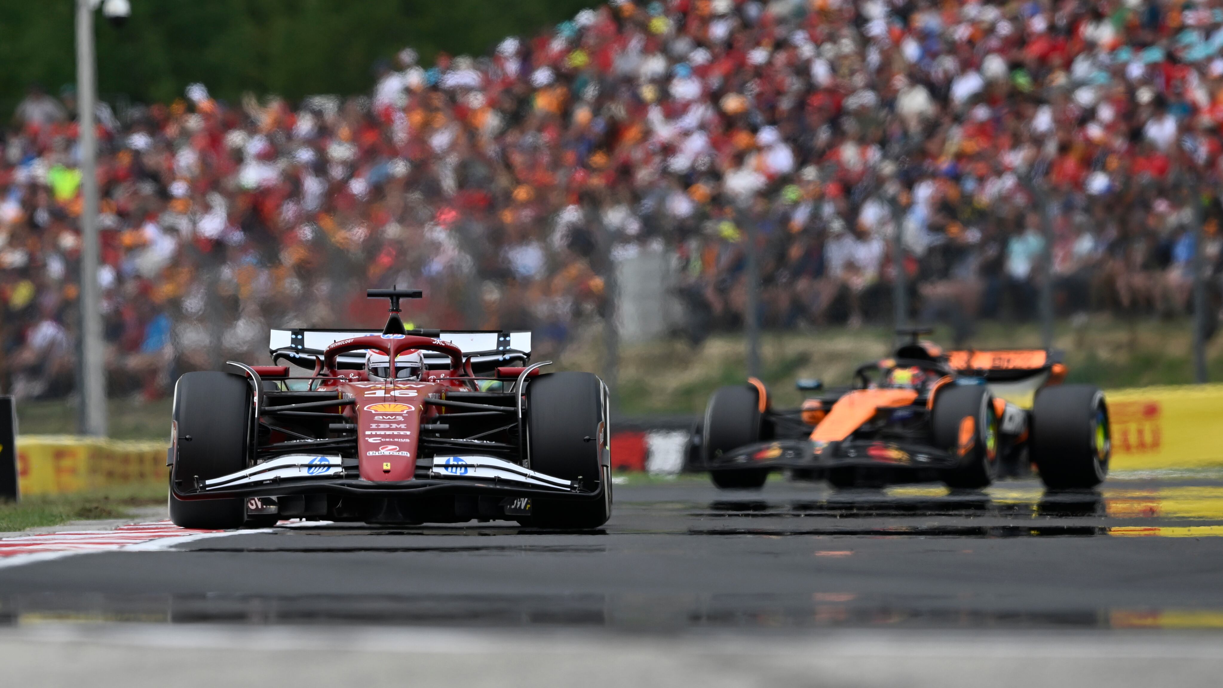 F1, il sogno di Leclerc evapora. In Ungheria Norris vince il duello in casa McLaren