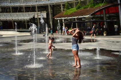 Caldo rovente a Milano e Roma: foto 8
