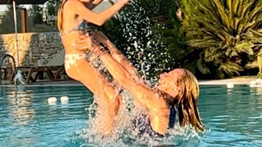 Giorgia Meloni e la figlia