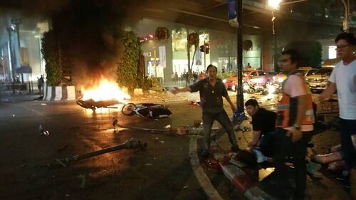 Attentato in centro a Bangkok 1