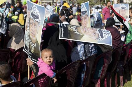 I palestinesi festeggiano l'anniversario della morte di Arafat 19