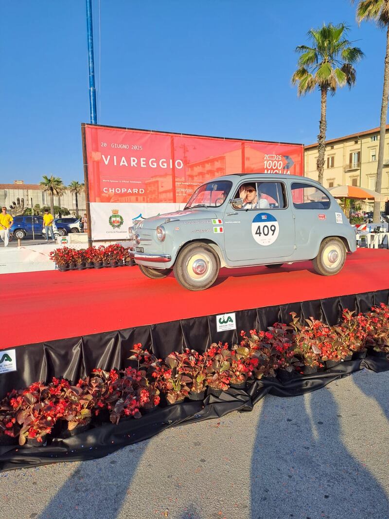La Fiat 600 a Viareggio