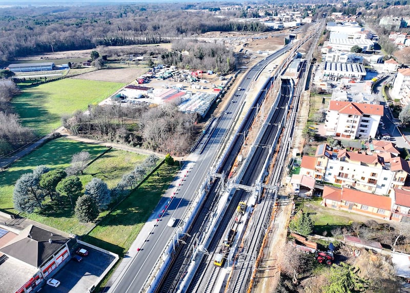 Nuova ferrovia T2 Malpensa - Gallarate
